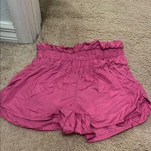 Nike Pink Athletic Shorts Lightweight Relaxed Fit